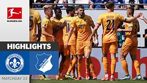 Darmstadt 98 vs Hoffenheim highlights della partita guardare