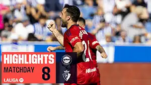 Deportivo Alavés vs Osasuna highlights della partita guardare