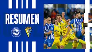 But Luis Rioja 51 Minute Score: 1-0 Deportivo Alavés vs Cadiz 1-0