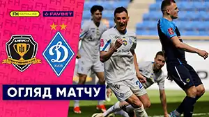 Дніпро-1 vs Динамо Київ відео огляд матчу дивитись