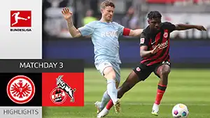 Tor Niels Nkounkou 87 Minute Stand: 1-1 Eintracht Frankfurt vs Köln 1-1