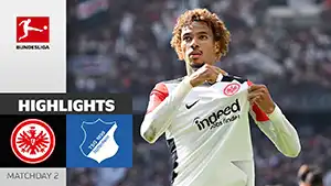 Eintracht Frankfurt vs Hoffenheim highlights match watch