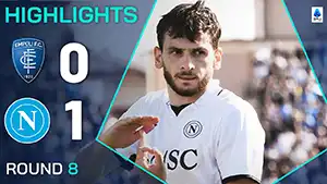 Empoli vs Napoli highlights match watch