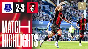 Everton vs Bournemouth highlights della partita guardare