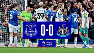 Everton vs Newcastle Utd reseña en vídeo del partido ver