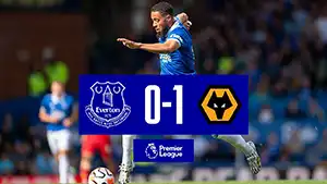 Gol Sasa Kalajdzic 87 Minuta Wynik: 0-1 Everton vs Wolverhampton 0-1