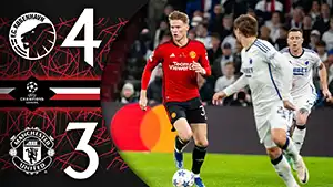 But Rasmus Højlund 3 Minute Score: 0-1 FC Copenhagen vs Manchester United 4-3