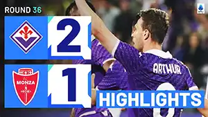 Fiorentina vs Monza highlights match watch