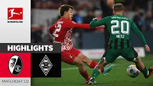 Freiburg vs Borussia M reseña en vídeo del partido ver