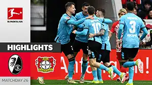 Freiburg vs Bayer 04 reseña en vídeo del partido ver