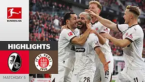 Freiburg vs Saint-Pauli highlights della match regarder