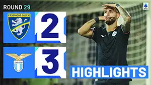 Frosinone vs Lazio highlights match watch