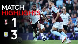 Fulham vs Aston Villa highlights della match regarder