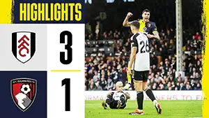 Fulham vs Bournemouth highlights della partita guardare