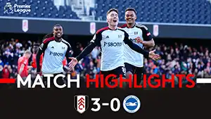 Fulham vs Brighton reseña en vídeo del partido ver