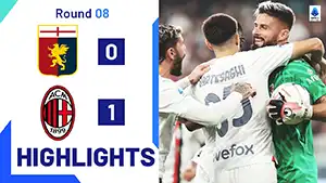 Genoa vs AC Milan highlights spiel ansehen