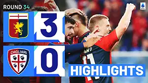 Genoa vs Cagliari highlights della partita guardare