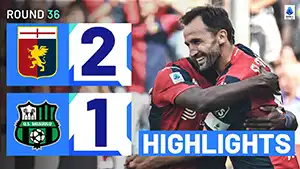 Genoa vs Sassuolo highlights match watch