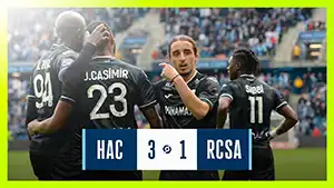 Havre vs Strasbourg highlights della partita guardare