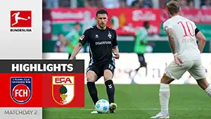 Gol Maximilian Breunig 73 Minuto Puntaje: 4-0 Heidenheim vs Augsburg 4-0