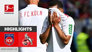 Heidenheim vs Köln reseña en vídeo del partido ver