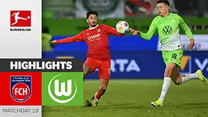 Heidenheim vs Wolfsburg reseña en vídeo del partido ver