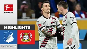 Goal Anton Stach 56 Minute Score: 1-2 Hoffenheim vs Bayer 04 2-3