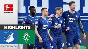 Hoffenheim vs Werder reseña en vídeo del partido ver