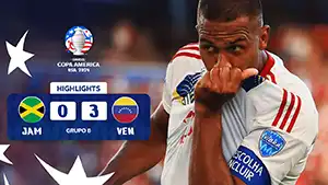 Gol Salomón Rondón 56 Minuta Wynik: 0-2 Jamajka vs Wenezuela 0-3