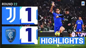 Juventus vs Empoli highlights della partita guardare