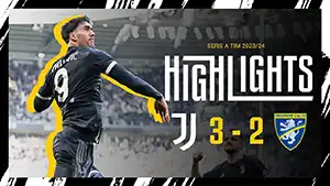 Juventus vs Frosinone wideorelacja z meczu oglądać