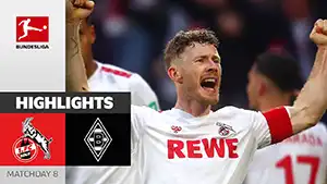 Köln vs Borussia M reseña en vídeo del partido ver