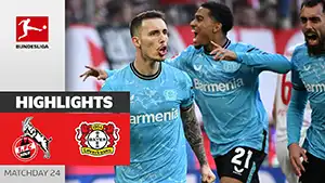 Köln vs Bayer 04 reseña en vídeo del partido ver