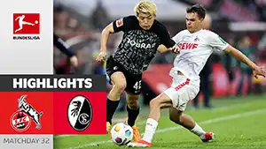 Köln vs Freiburg reseña en vídeo del partido ver