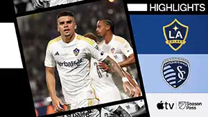 LA Galaxy vs Sporting KS highlights match watch