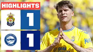 Las Palmas vs Deportivo Alavés highlights match watch