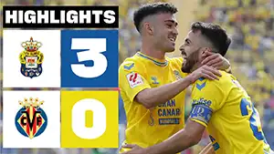 Las Palmas vs Villarreal highlights match watch