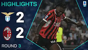 Lazio vs AC Milan highlights match watch