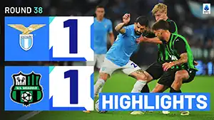 Gol Mattia Viti 66 Minuto Puntaje: 1-1 Lazio vs Sassuolo 1-1