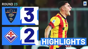 Lecce vs Fiorentina highlights della partita guardare