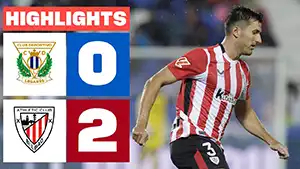 Leganés vs Athletic reseña en vídeo del partido ver