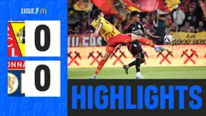 Lens vs Lyon highlights della partita guardare