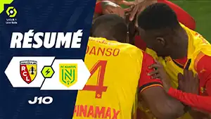 Lens vs Nantes reseña en vídeo del partido ver