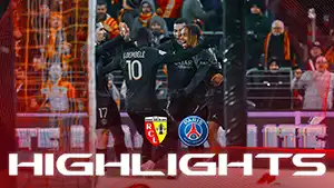 Gol Kylian Mbappe 89 Minuto Puntaje: 0-2 Lens vs Paris SG 0-2