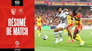 Lens vs Rennes reseña en vídeo del partido ver