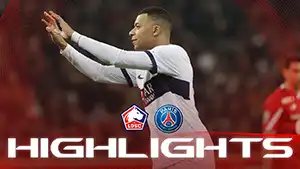 Lille vs Paris SG highlights della partita guardare