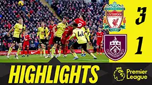 Liverpool vs Burnley reseña en vídeo del partido ver