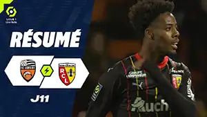 Lorient vs Lens highlights spiel ansehen