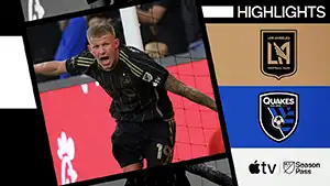 Los Angeles FC vs Terremoti di San Jose highlights della partita guardare