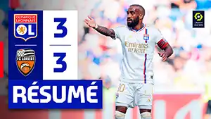 Lyon vs Lorient highlights della partita guardare